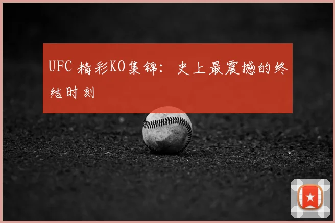 UFC 精彩KO集锦：史上最震撼的终结时刻